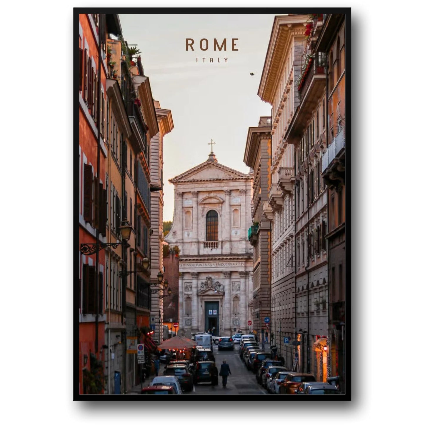 Via Giulia | Rome | Italy | Stroll Through Historic Streets | Architectural Beauty | Captivating Rome Posters