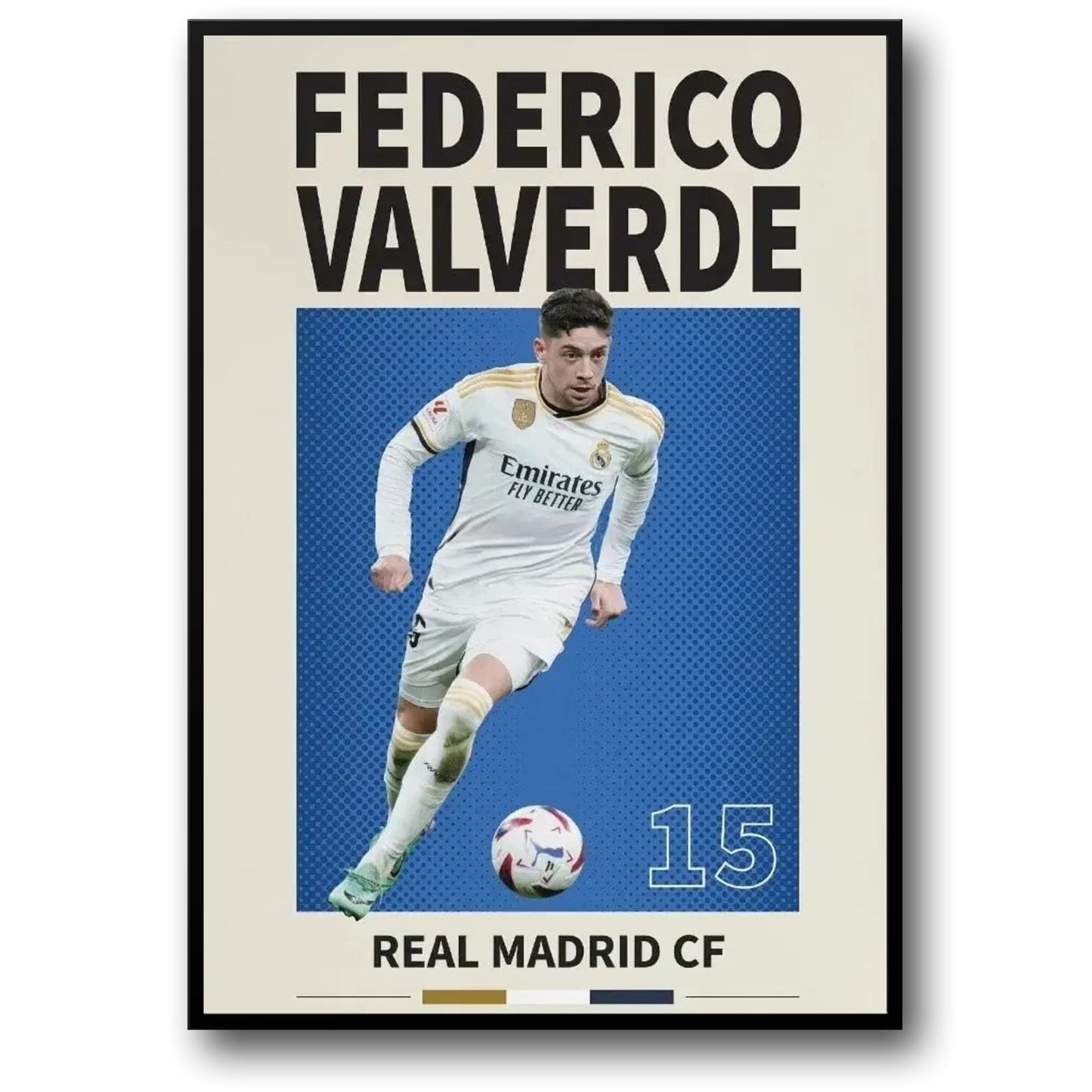 Federico Valverde | Soccer Star Poster | Famous Football Players Art Print