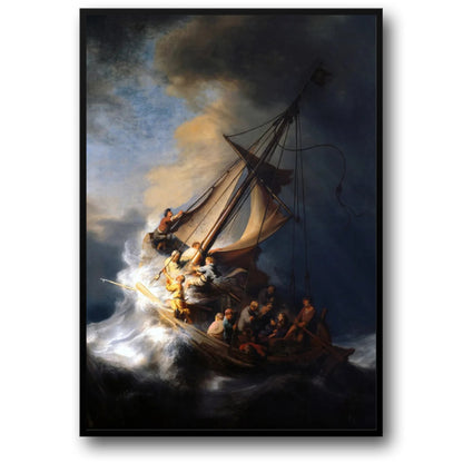 Rembrandt | The Storm on the Sea of Galilee | 1633 Classic Art