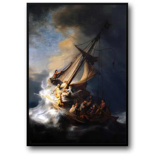 Rembrandt | The Storm on the Sea of Galilee | 1633 Classic Art