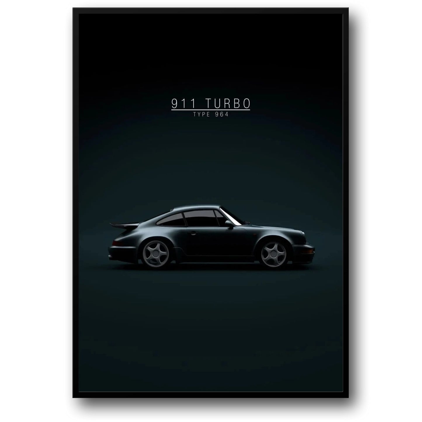 Porsche 911 Turbo | Iconic Car Art