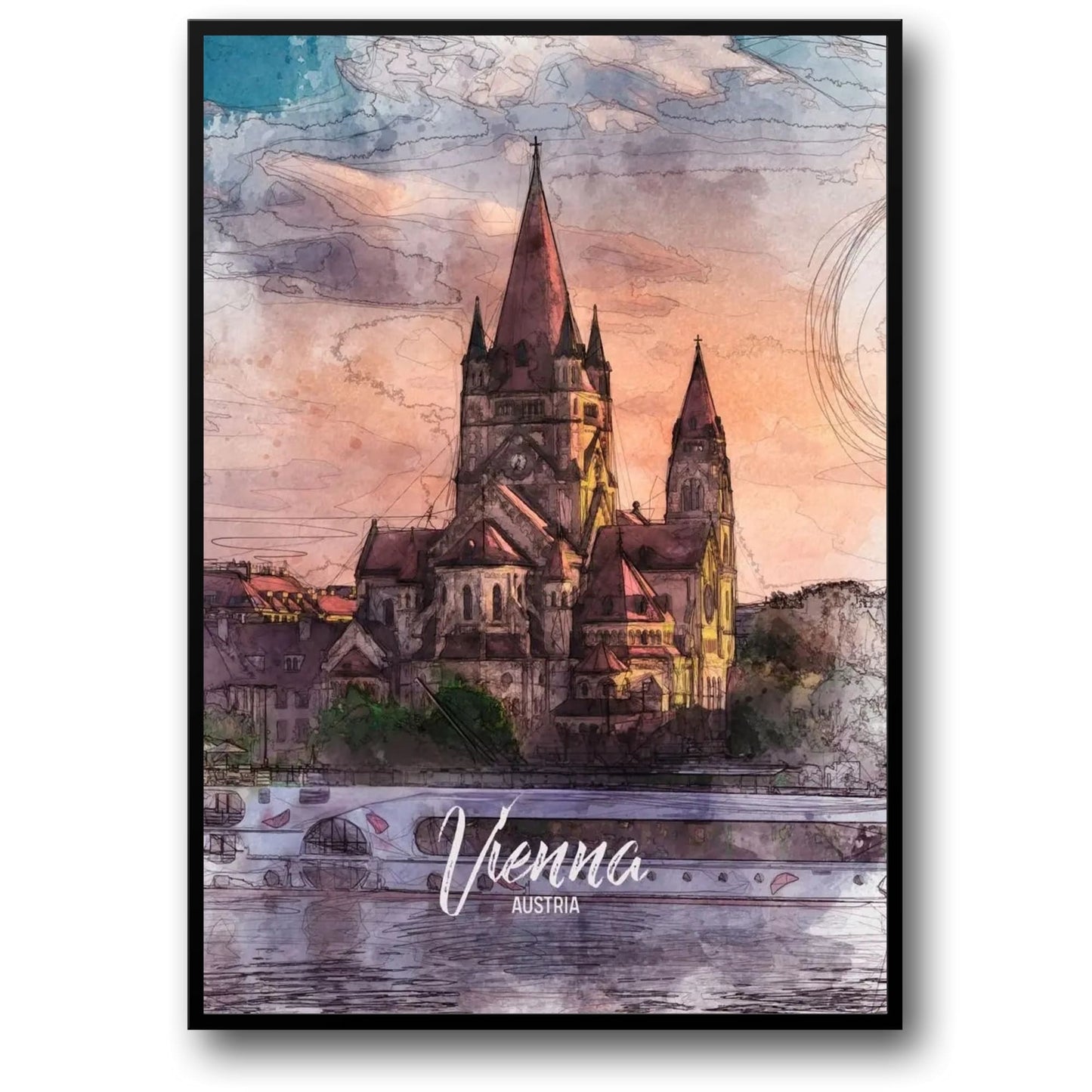 St. Francis of Assisi Church | Vienna Neo-Gothic Architecture