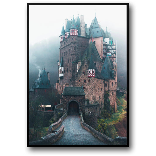 Majestic Poster | European Castles | Eltz Castle | Wierschem, Germany | 12th Century Architecture