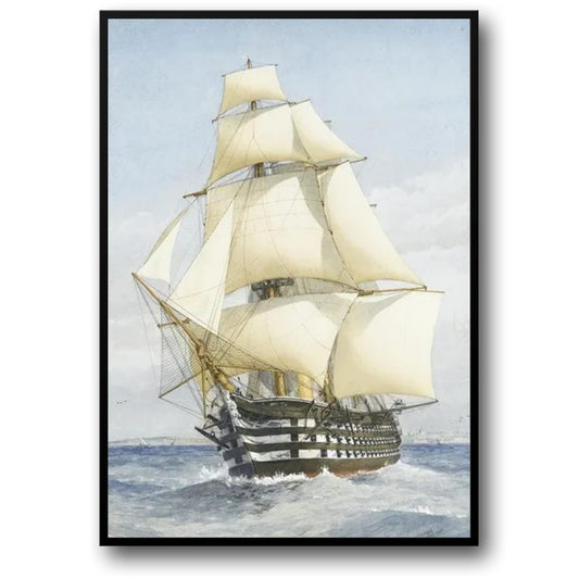 Classic Sailing Ship | 19th Century Nautical Legacy | Vintage Style