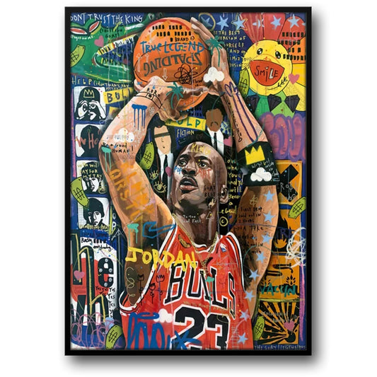 Michael Jordan | Chicago Bulls Graffiti Mural