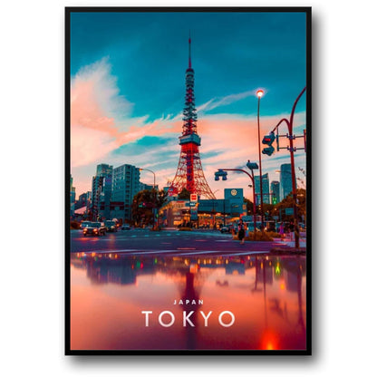Tokyo Tower | Tokyo | Iconic Landmark and Modern Marvel | Modern Architectural Landmarks | Japanese Architecture Posters
