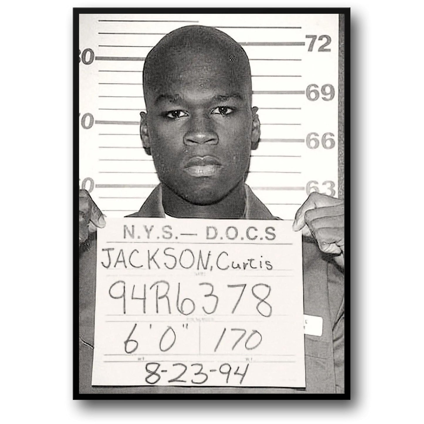 50 Cent Mugshot | Iconic Hip Hop