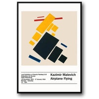 AIRPLANE FLYING BY KAZIMIR MALEVICH