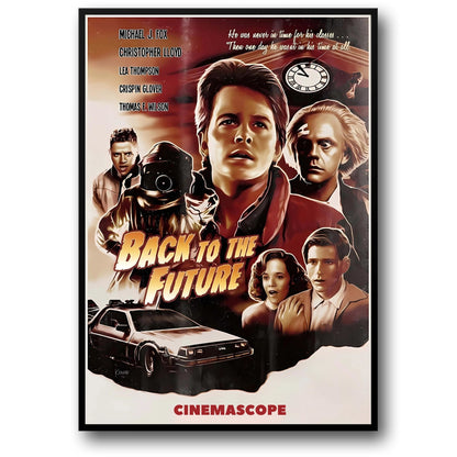 Back to the Future | Retro Movie Poster