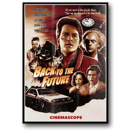 Back to the Future | Retro Movie Poster