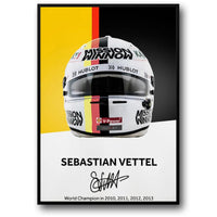 FORMULA 1 HELMET CANVAS