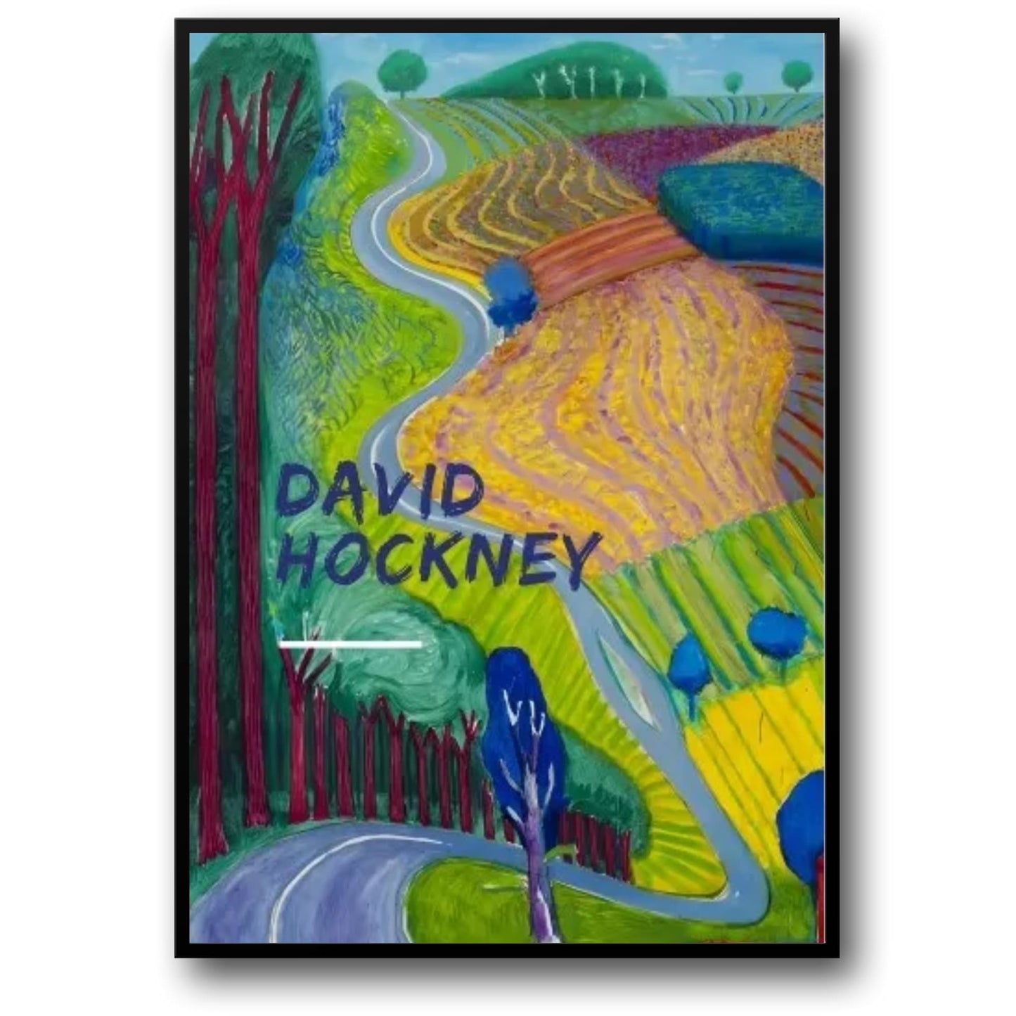 David Hockney | Tree Ahead | Contemporary Nature Art