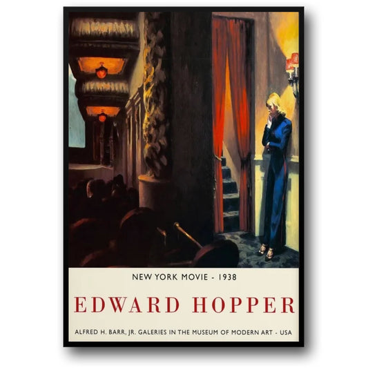 Edward Hopper | New York Movie 1938 | Vintage Cinema Scene