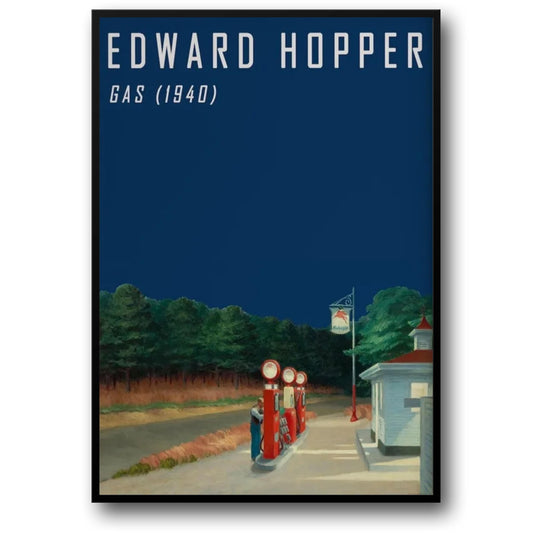 Edward Hopper | Gas Station 1940 | Vintage American Art