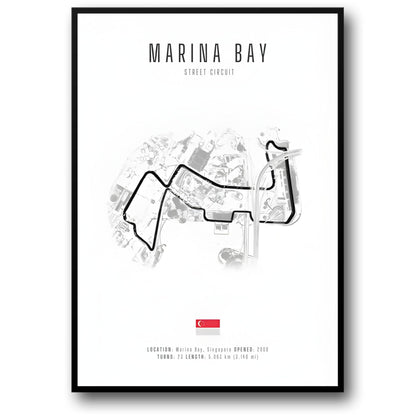 Marina Bay | F1 Circuit Track Layout