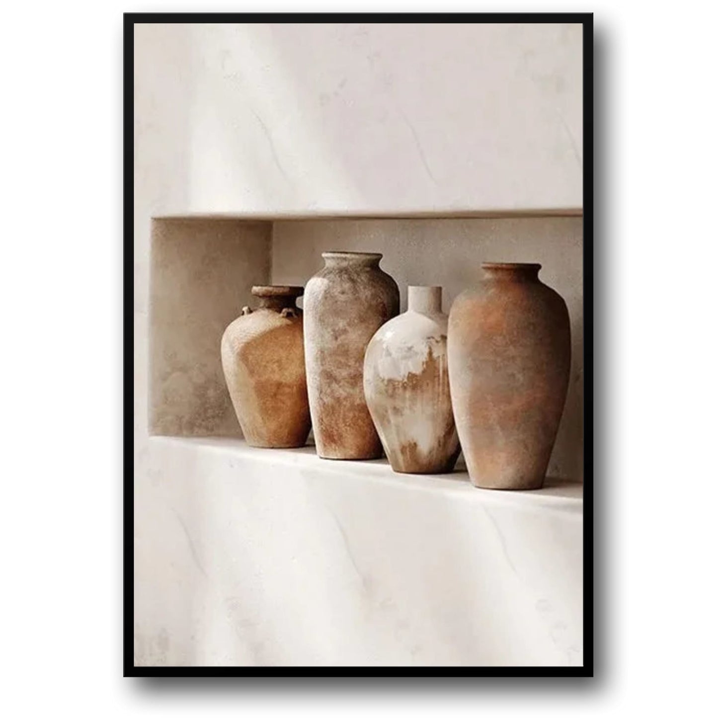 Bohemian Earthen Elegance | Poster | Artistic Wall Decor | Nature-Inspired Design | Home & Garden Artwork | Visual Aesthetics | Natural Color Palette | Bedroom and Living Room Decor