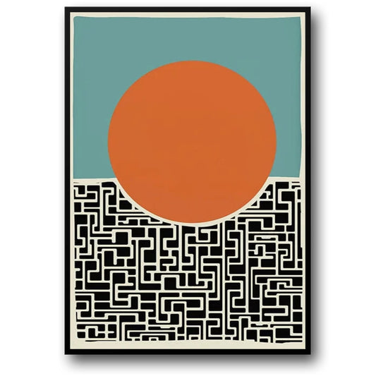 Sunset Vibes | Art Print for Home Decor | Coastal Landscape Poster | Wall Art for Living Room or Bedroom | Tranquil Sunset Scene