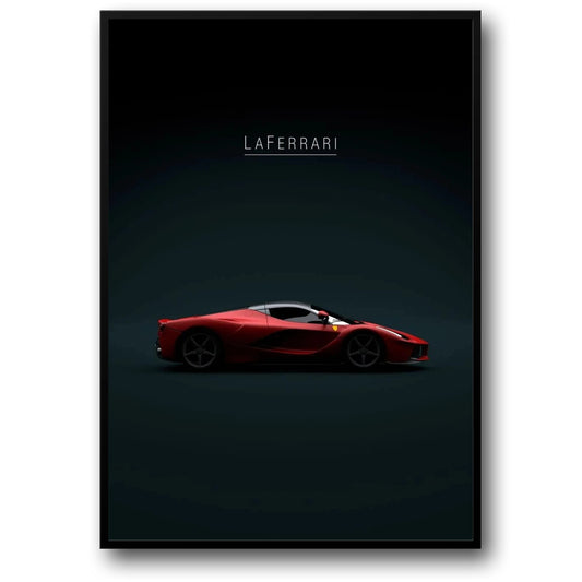 Ferrari Laferrari Poster | Automotive Legends Tribute | Home Decor Wall Art | High-Quality Print