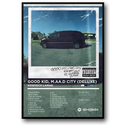 Good Kid, m.A.A.d city | Kendrick Lamar Album Art | Iconic Hip Hop