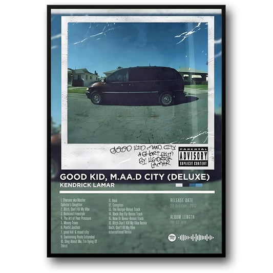Good Kid, m.A.A.d city | Kendrick Lamar Album Art | Iconic Hip Hop