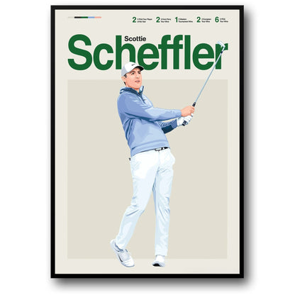 Scottie Scheffler | Golf Legends Dynamic Art