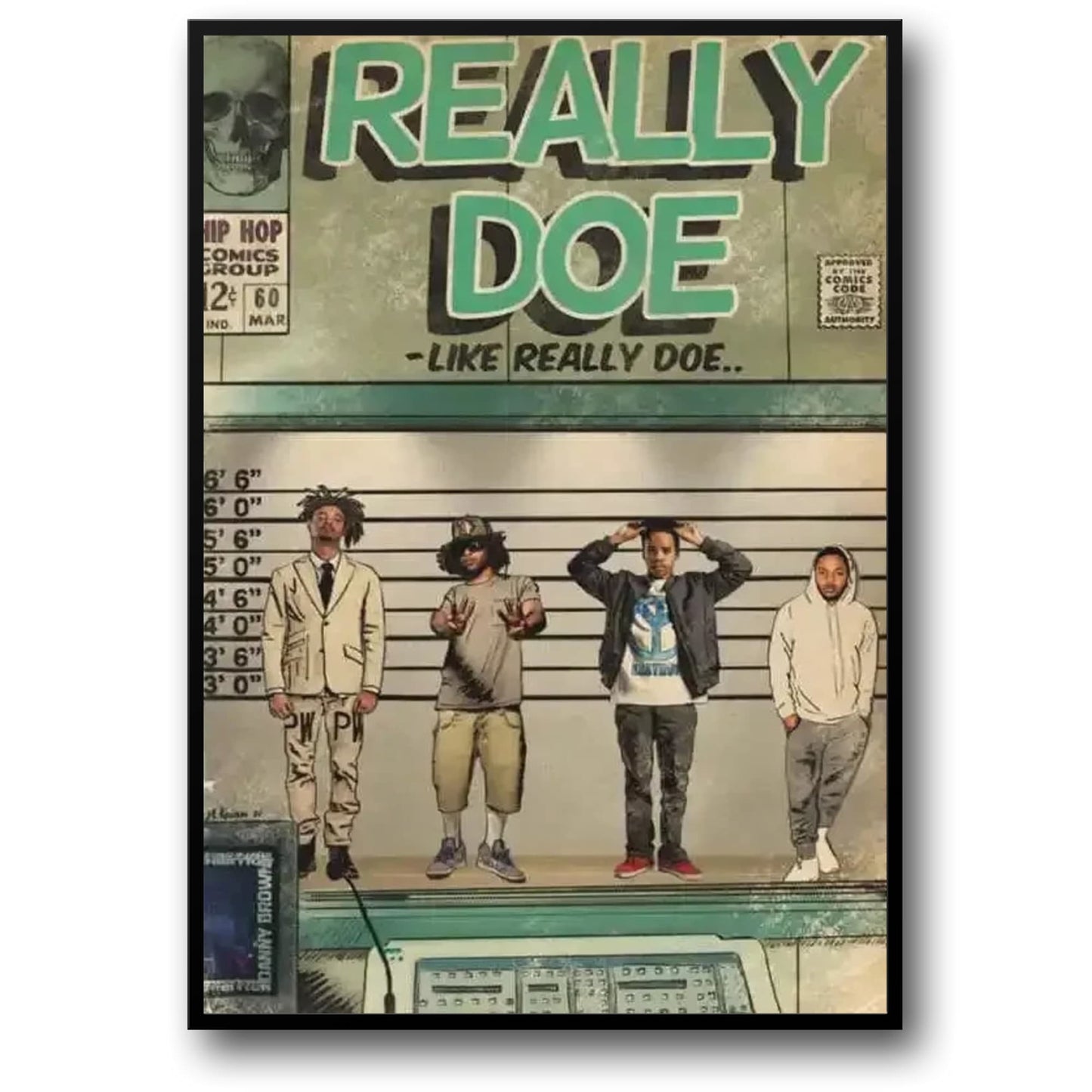 Danny Brown | Really Doe Comic Style