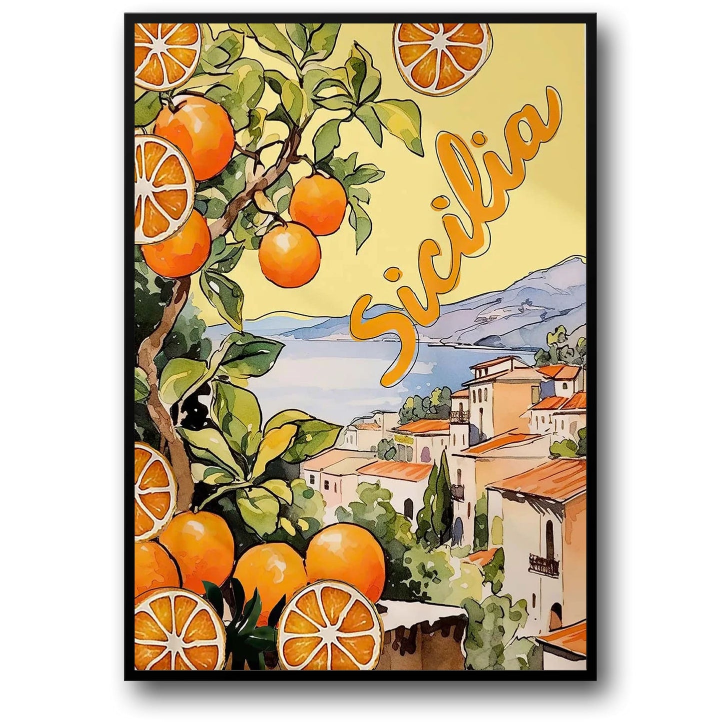 La Dolce Vita | Sicilian Oranges | Italian Vintage Style