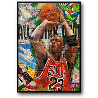 STREET GRAFFITI: MICHAEL JORDAN & BULLS
