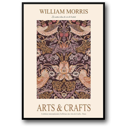 William Morris Strawberry Thief | Vintage Botanical Pattern