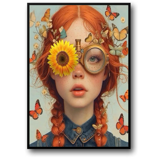 Butterfly Gaze | Sunflower Girl | Steampunk Touch