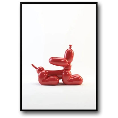 Pop Art Balloon Dog | Funny Bathroom Decor