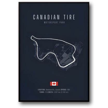 Canadian Tire F1 Circuit Layout