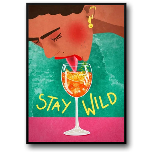 Stay Wild Cocktail | Modern Kitchen Art