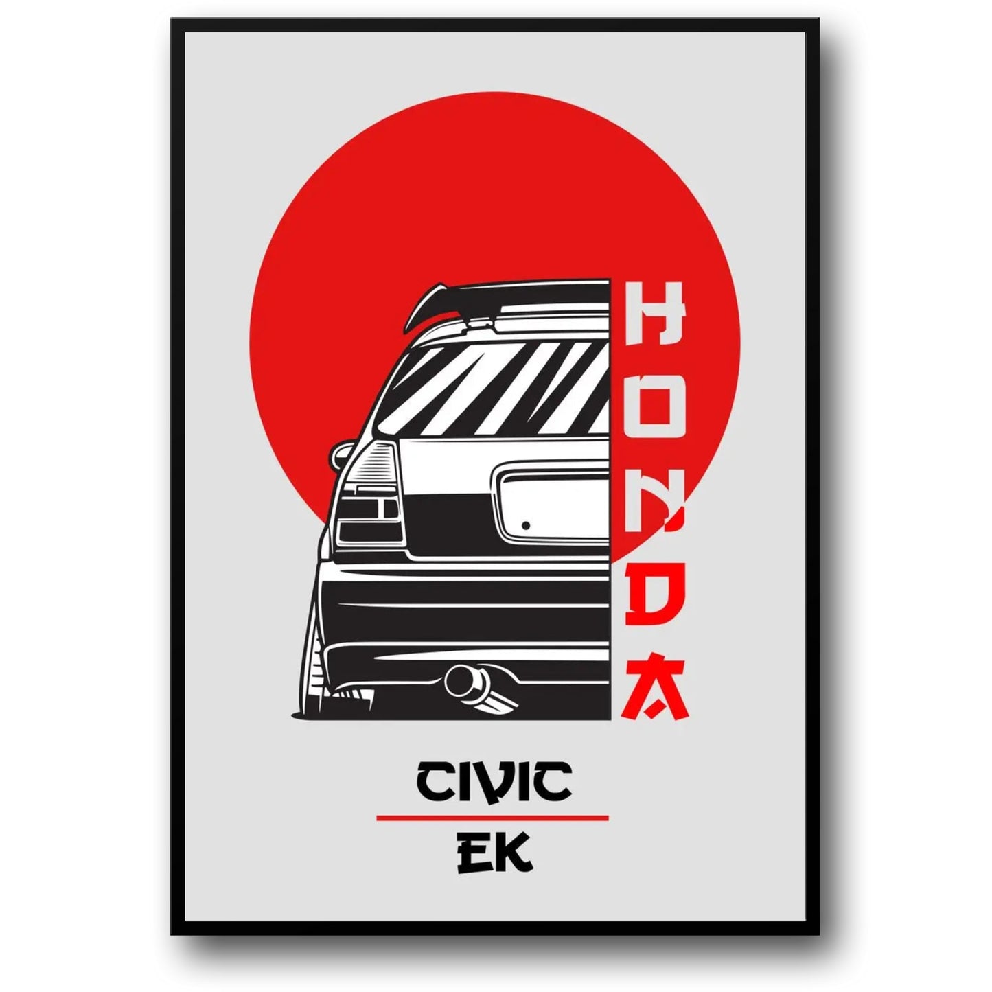 Honda Civic EK | Japanese Car Art