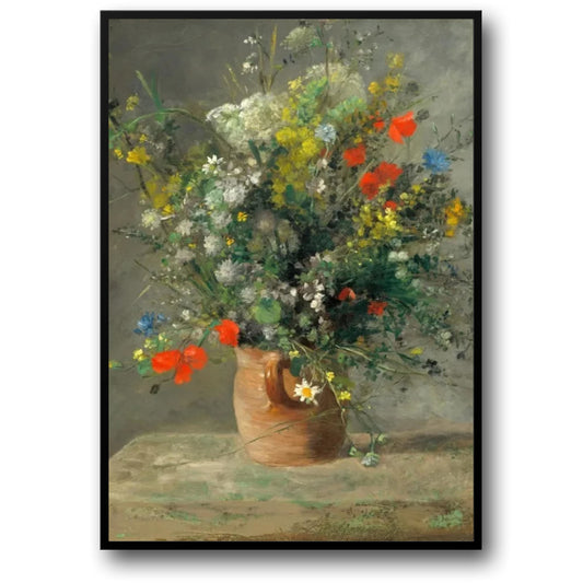 Wildflower Harmony | Impressionism | Poppies & Daisies