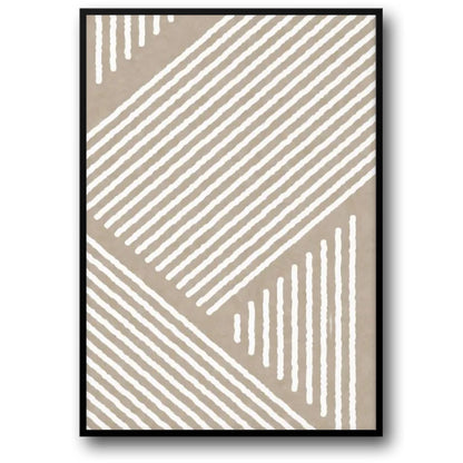 Structured Serenity | Artistic Wall Poster | Tranquil Home Decor | Visual Artwork for Living Room | Elegant Print
