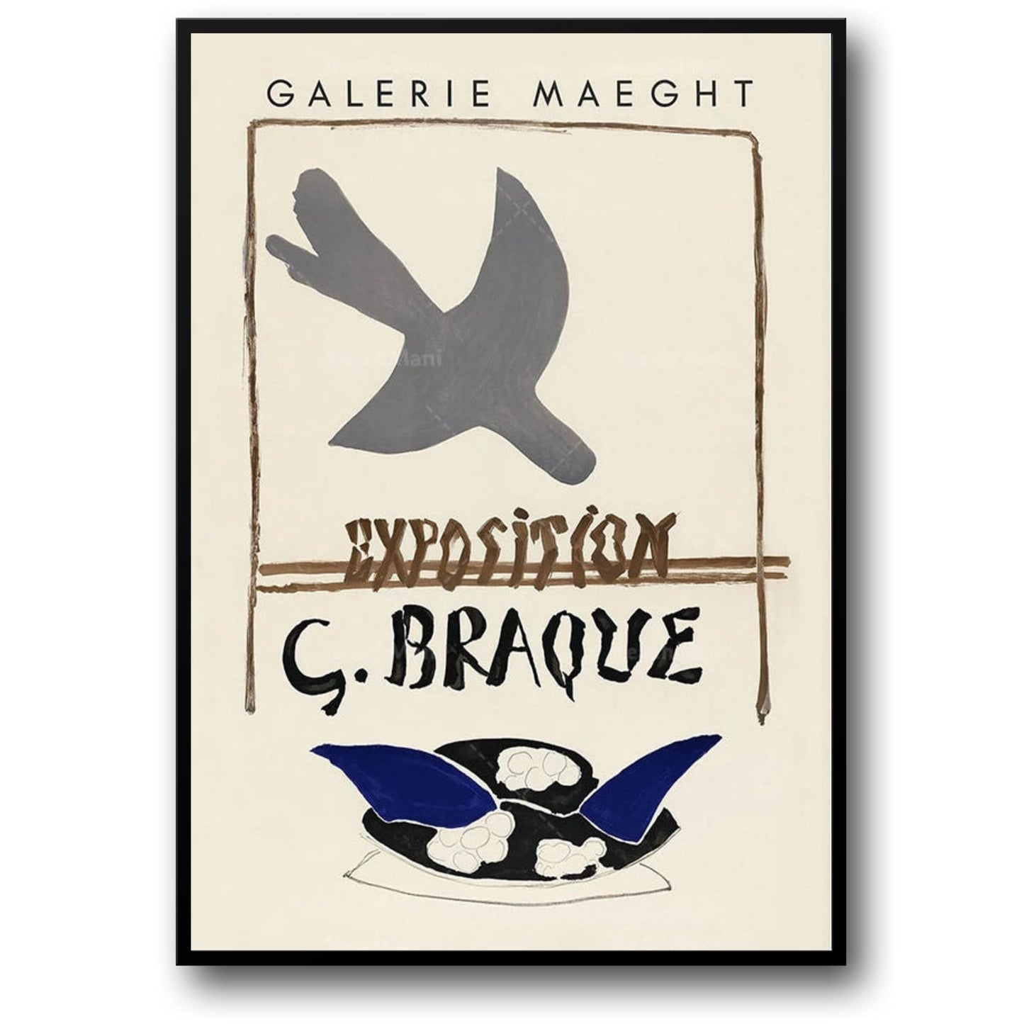 Georges Braque | Galerie Maeght | Mid-Century Modern