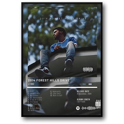 J. Cole | 2014 Forest Hills Drive | Hip Hop Art