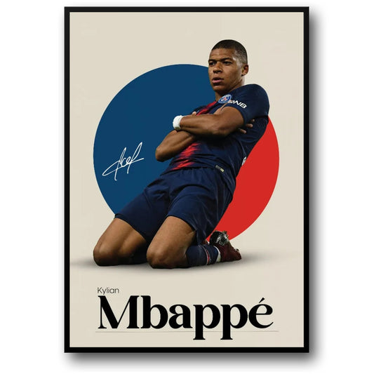 Kylian Mbappe #6 | Celebration |Sport Poster | The Speed, Skill, and Spirit of a Football Legend