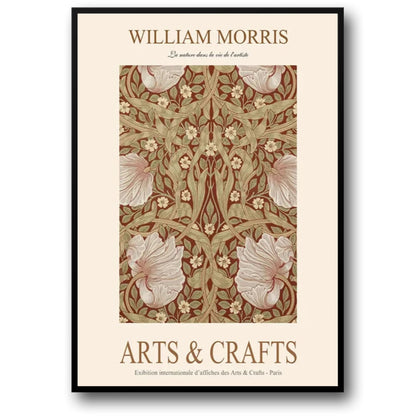 William Morris | Pimpernel Wall Art | Floral Design Poster | Vintage Botanical Print | Botanical Wall Decor | Art Nouveau Style | Home Decor