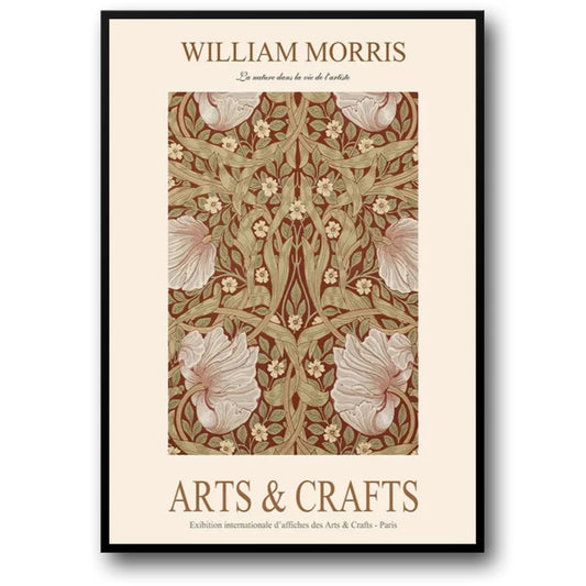 William Morris Pimpernel | Vintage Floral Art Nouveau