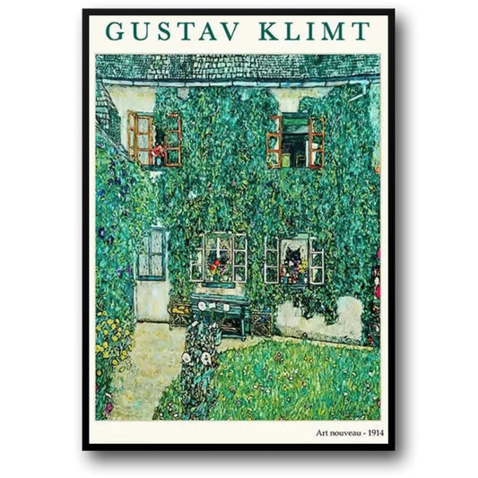Gustav Klimt | The House of Guardaboschi | Art Nouveau Poster | Fine Art Print | Wall Decor | Home Interior Design | Artistic Decorations | Vintage Art Poster
