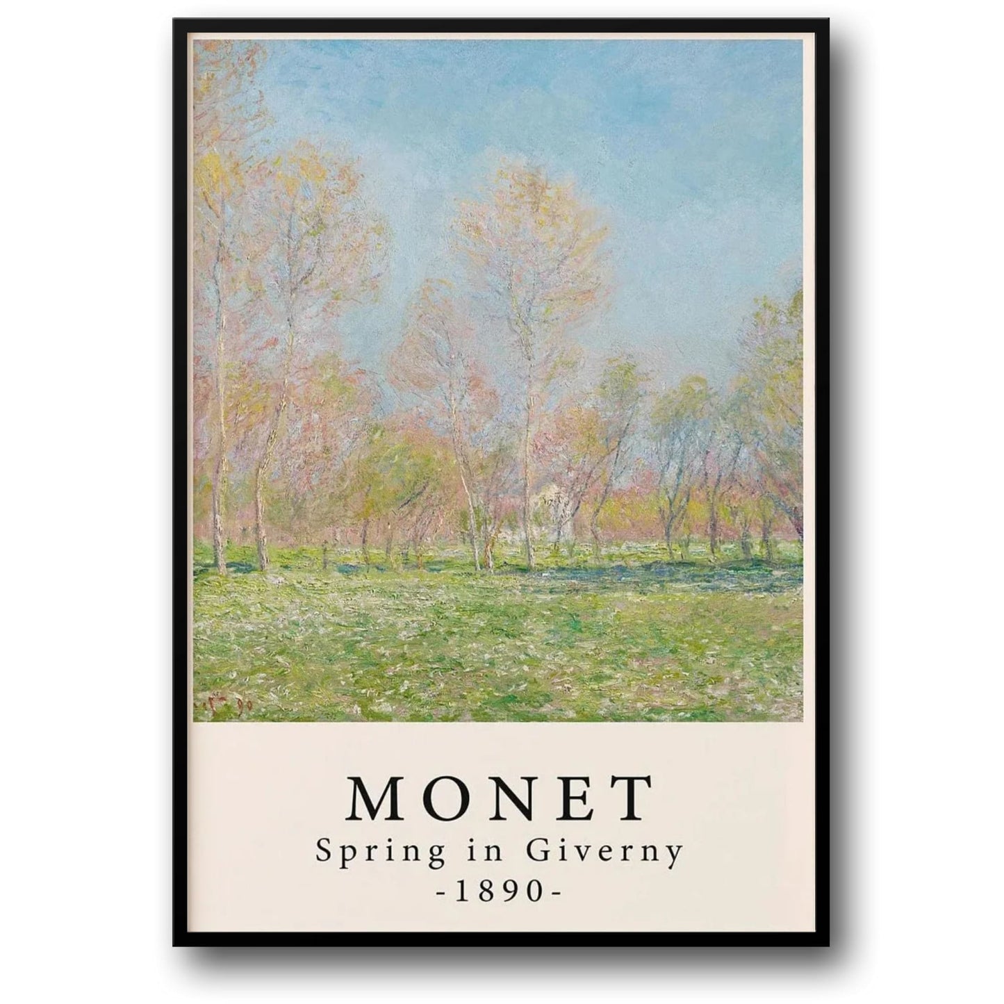 Claude Monet | Spring in Giverny Impressionist