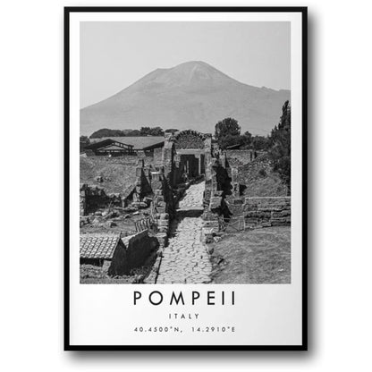 Pompeii Ruins | Vintage Italy Landscape