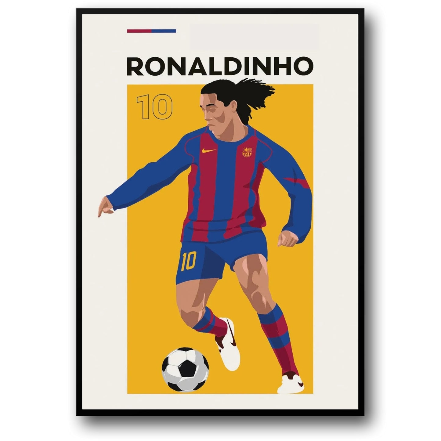 Ronaldinho | Football Legend Poster | Sport Enthusiast Decor | Celebrity Artwork