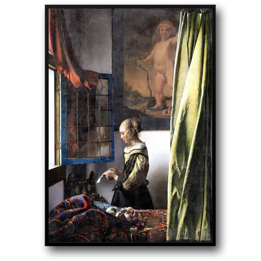 Girl Reading a Letter | Johannes Vermeer | Classic Art