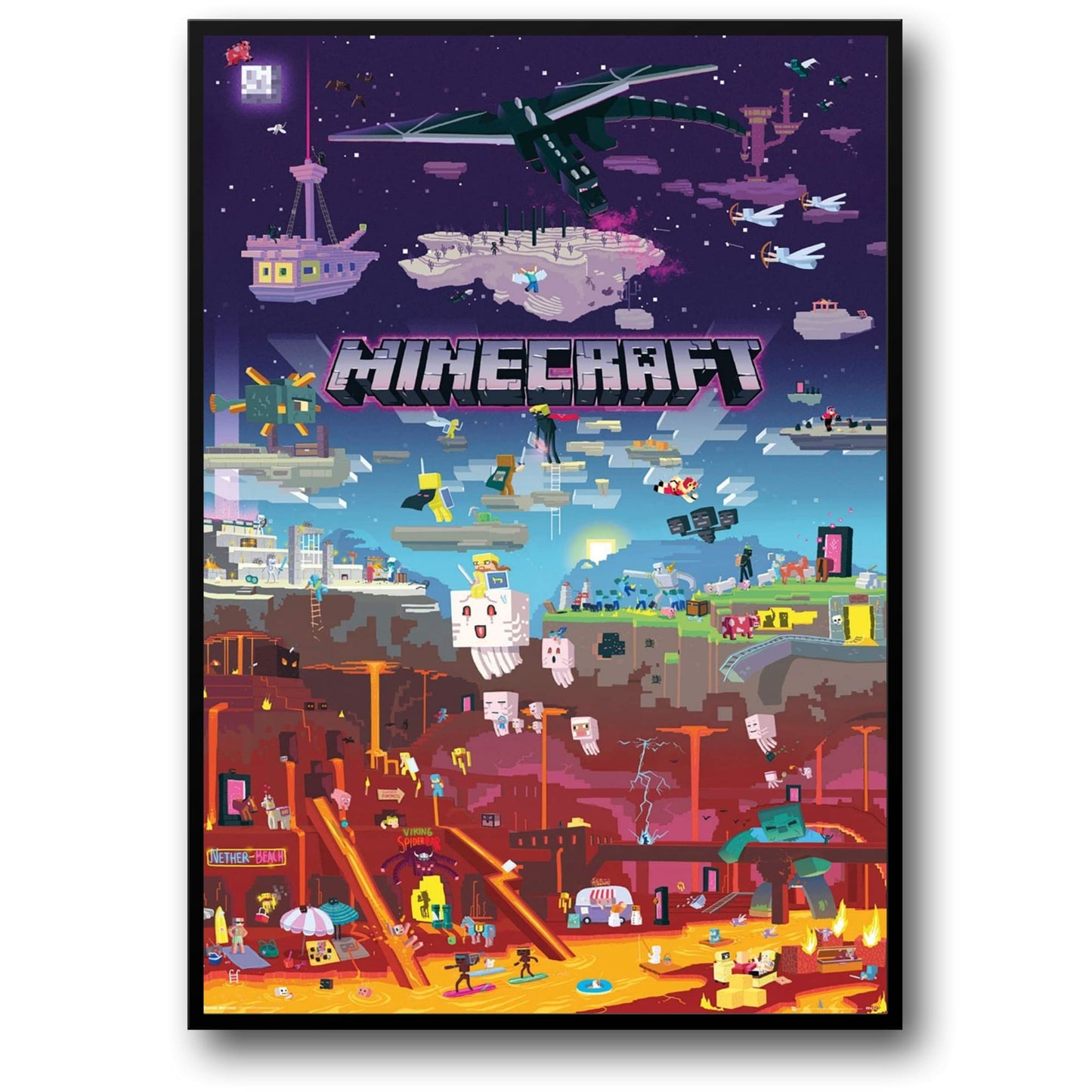 Minecraft World Poster