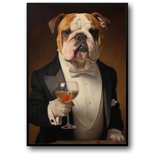Evening Soiree | Sophisticated Bulldog Elegance