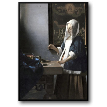 Vermeer's Woman Holding a Balance | Classic Art