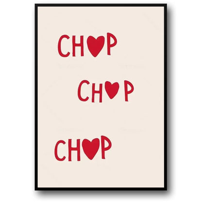 Chop Series | Hand Drawn Minimalist Art